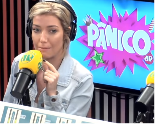Luiza Possi no Pânico da Jovem Pan (Foto: Reprodução)