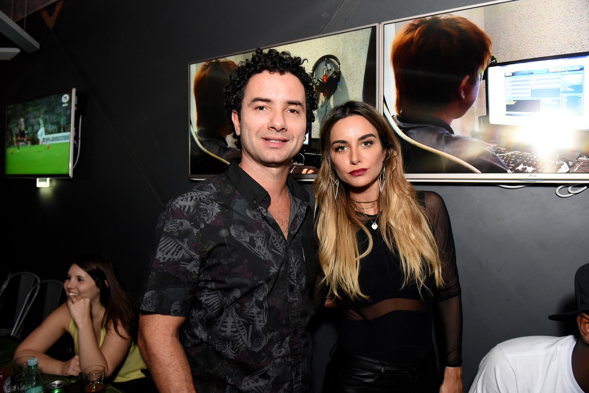 Marco Luque e Flavia Vitorino (Foto: Reprodução)