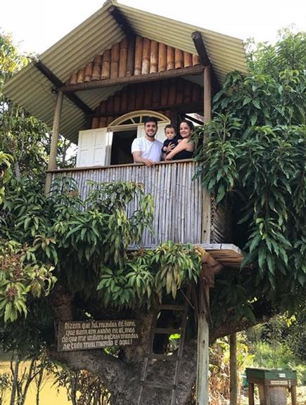 Maria Cecília e Rodolfo com o filho, Pedro (Foto: Reprodução/Instagram)