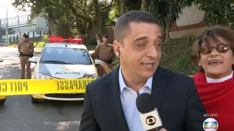 Mulher invade link da Globo Imagem: Reprodução/Globo