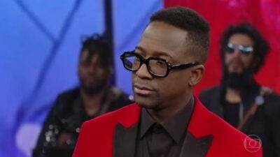 Mumuzinho esteve mais uma vez no Domingão (Foto: Reprodução/Globo)