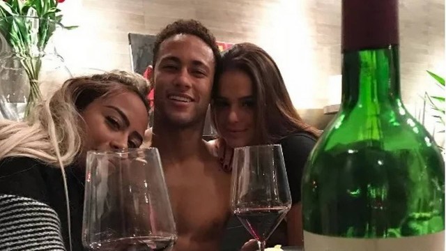 Rafaella, Neymar e Bruna Marquezine (Foto: Reprodução)