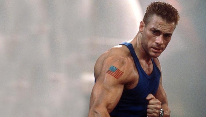 Van Damme em cena de Street Fighter. (Foto: Reprodução)