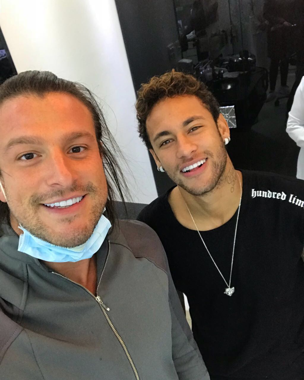 Rafael Puglisi e Neymar (Foto: Reprodução)