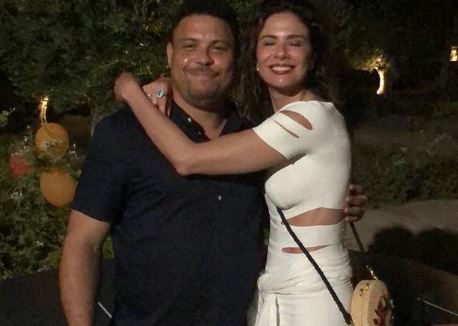 Apresentadora se encontro com Ronaldo (Foto: Reprodução/Instagram)