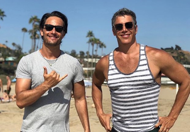 Rodrigo Santoro e Márcio Garcia (Foto: Reprodução)