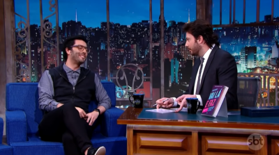 Danilo Gentili no The Noite. (Foto: Reprodução/SBT)