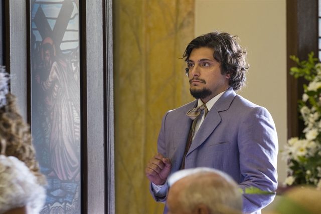 Uirapuru (Bruno Gissoni) em cena de Orgulho e Paixão (Foto: Globo/Cesar Alves)
