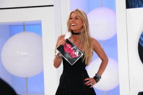 Adriane Galisteu no É Show, programa que comandou na Record (Foto: Divulgação)