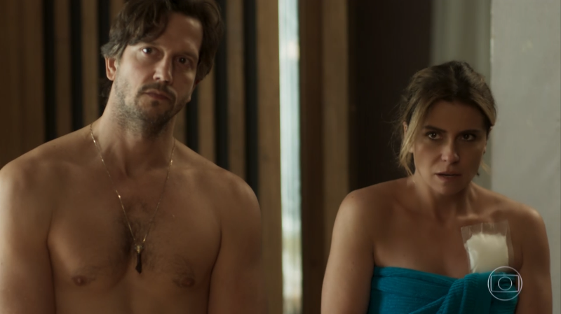 Remy (Vladimir Brichta) e Luzia (Giovanna Antonelli) em cena de Segundo Sol (Foto: Reprodução/Globo)