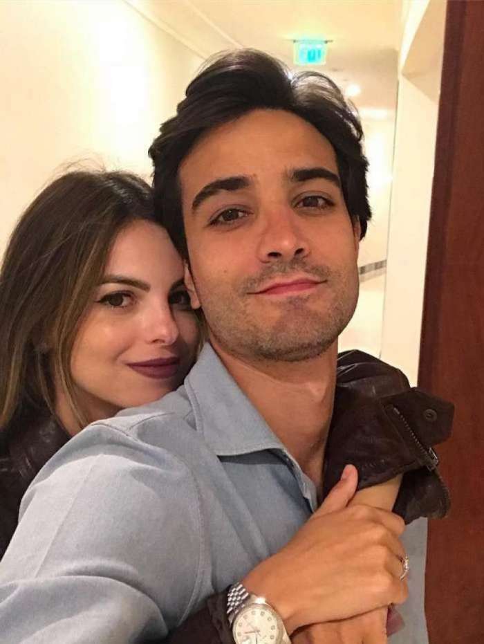 A atriz e o marido (Foto: Reprodução)