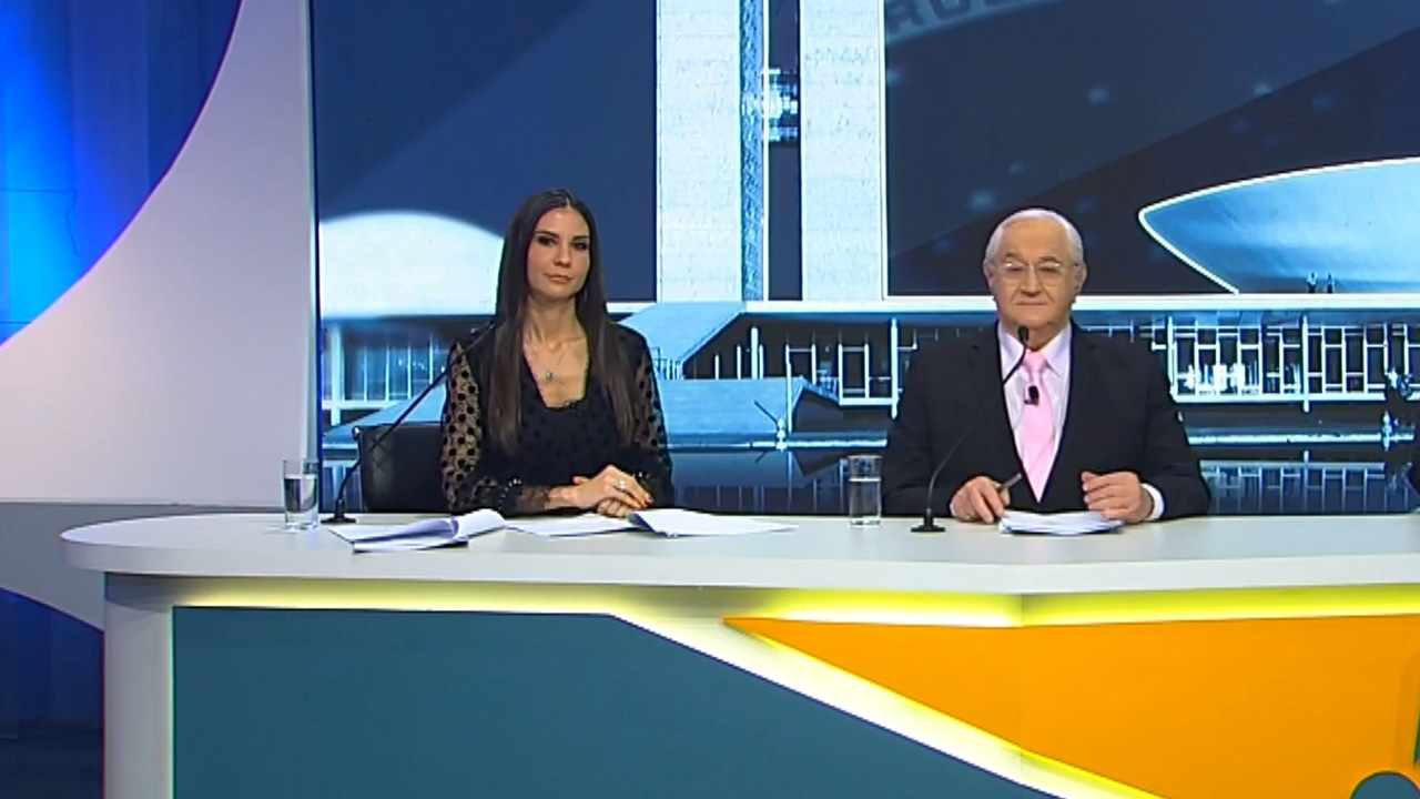 Boris Casoy em debate na RedeTV! (Foto: Reprodução)