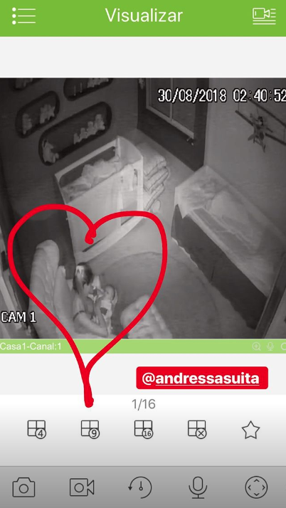 Gusttavo Lima monitora a família (Foto: Reprodução)