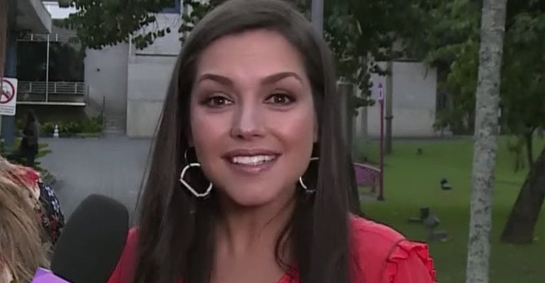 Thais Fersoza no Vídeo Show (Foto: Reprodução)