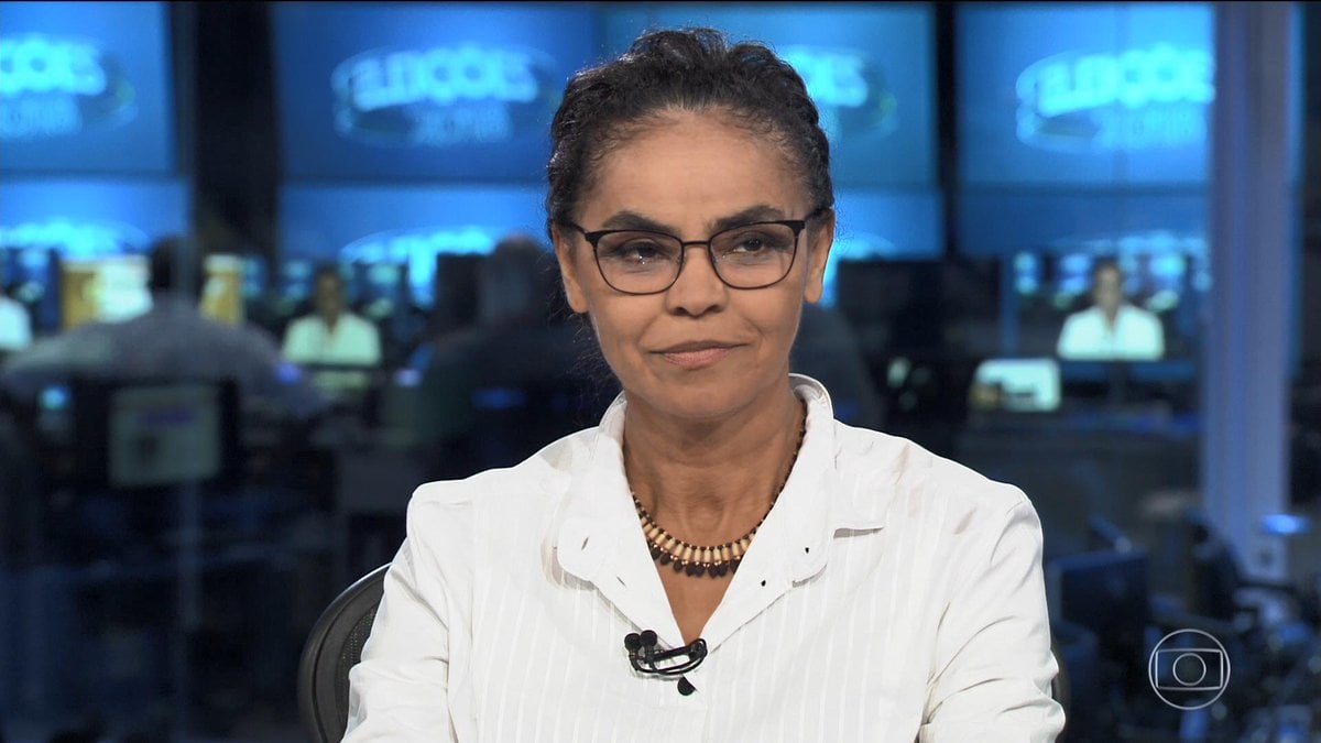 Marina Silva no Jornal Nacional (Foto: Divulgação)