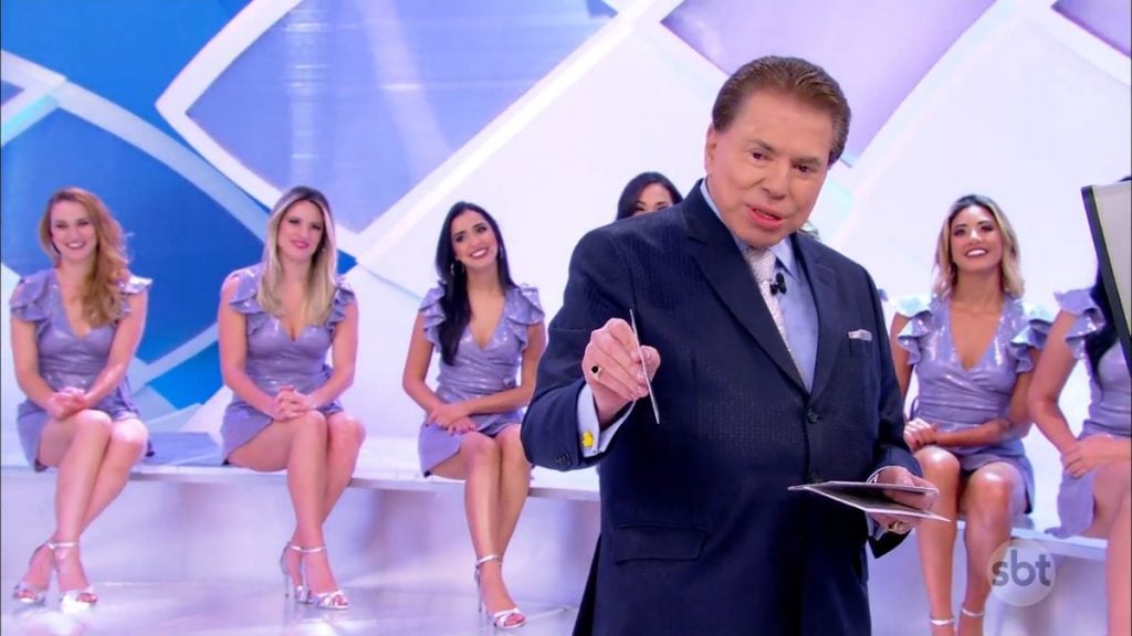 Silvio Santos em seu programa no SBT (Foto: Reprodução/SBT)
