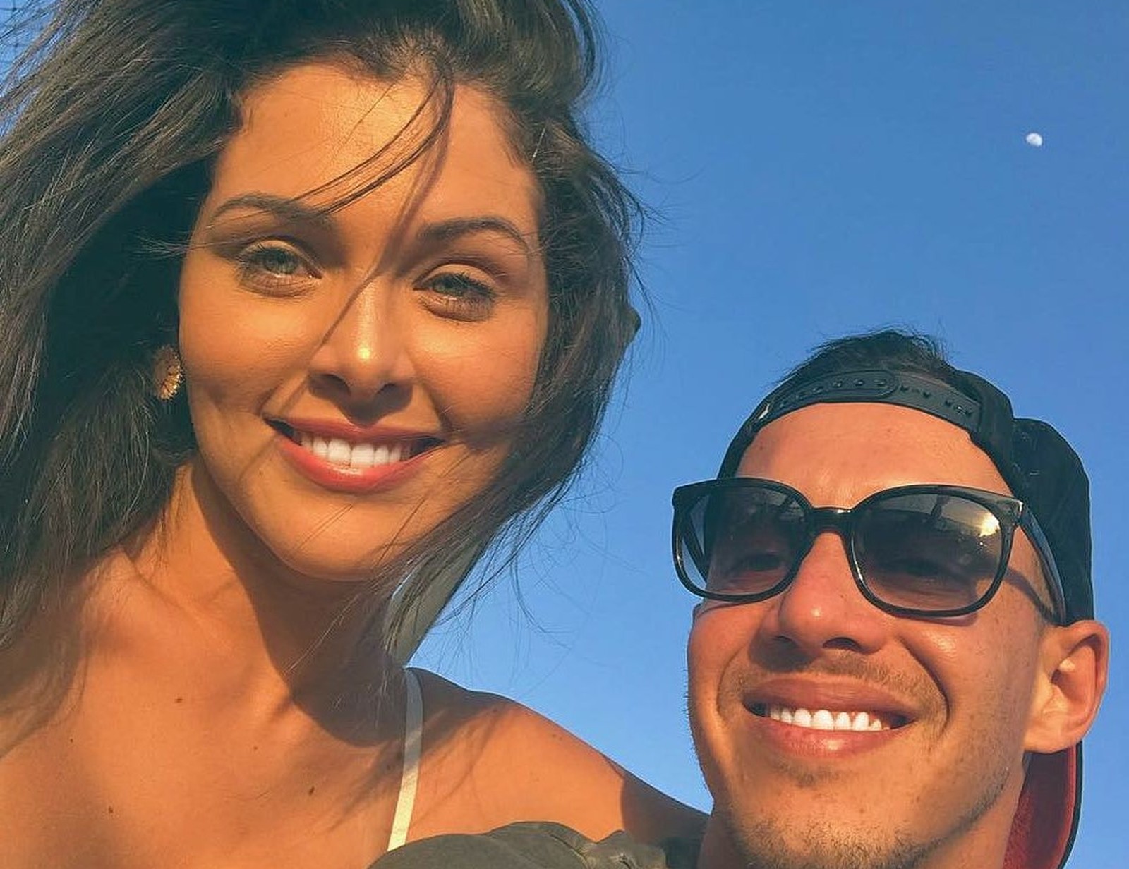 Juntos há 7 meses, Fernanda Batista e Rodriguinho se conheceram por acaso no aniversário do jogador (Foto: Arquivo pessoal)