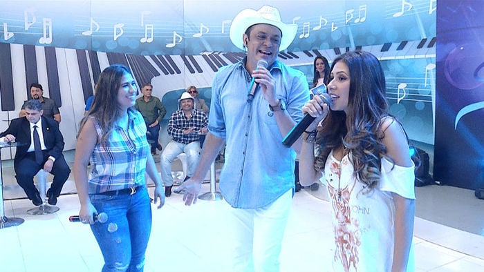 Simone e Simaria ao lado de Frank Aguiar quando eles trabalhavam juntos (Foto: Reprodução)