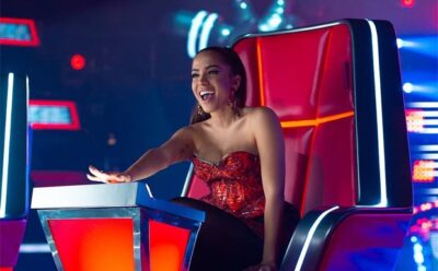 Anitta como jurada do The Voice no México
(Foto: Reprodução)