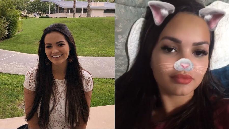 Antes e depois de Suzanna Freitas, filha de Kelly Key (Foto: Divulgação)