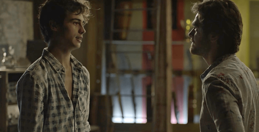 Valentim (Danilo Mesquita) e Beto (Emilio Dantas) em cena de Segundo Sol (Foto: Reprodução)