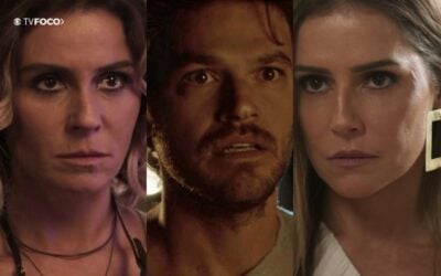 Luzia, Beto e Karola em Segundo Sol (Foto: Reprodução)