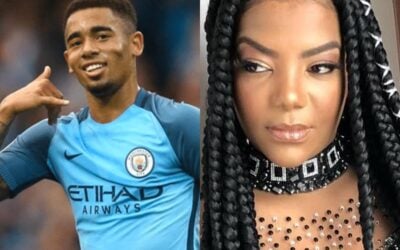 Gabriel Jesus e Ludmilla (Foto: Reprodução)