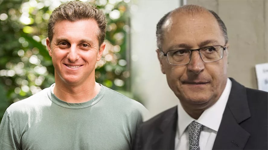 Luciano Huck e Geraldo Alckmin (Foto: Reprodução)
