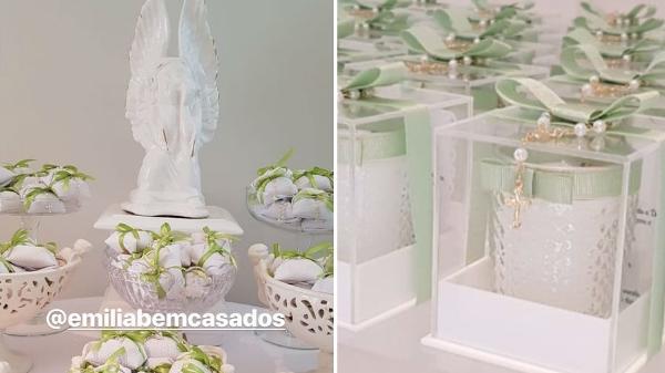 Batismo de Manuela, filha de Eliana (Foto: Divulgação)