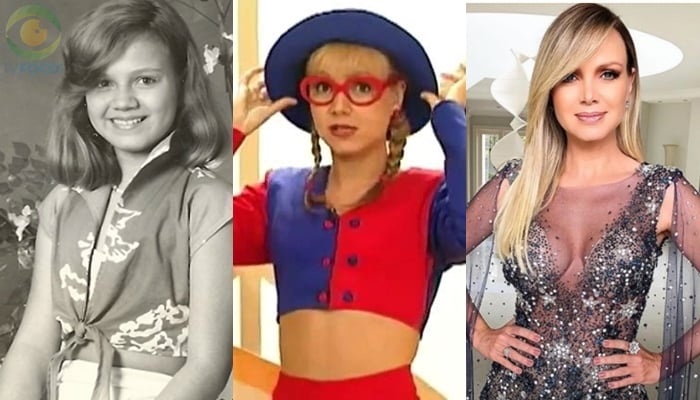 A apresentadora Eliana em diferentes momentos da sua carreira. (Foto: Reprodução)