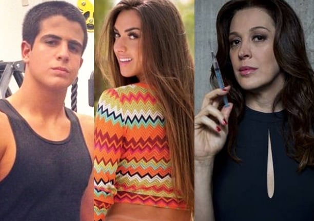Enzo Celulari, Nicole Bahls e Claudia Raia (Foto: Reprodução)