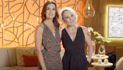 Fátima Bernardes e Ana Maria Braga estarão juntas no Encontro (Foto: Reprodução/Globo)