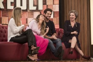 Rafa Brites, Felipe Andreoli e família (Foto: Isabella Pinheiro/Gshow)