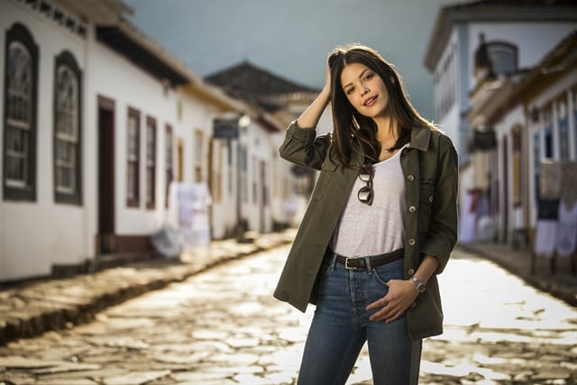 Cris (Vitória Strada) em Espelho da Vida (Foto: Globo/João Miguel Junior)