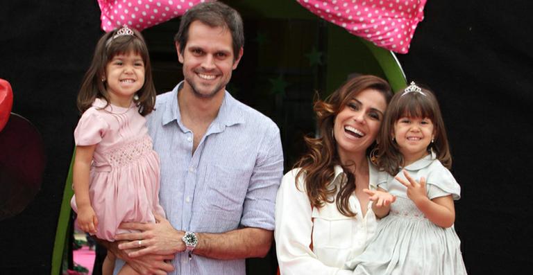 Giovanna Antonelli e a família (Foto: Divulgação)