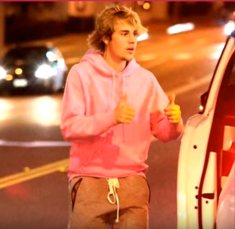 Foto que Jacaré Banguela se refere do Justin Bieber (Foto: Reprodução)