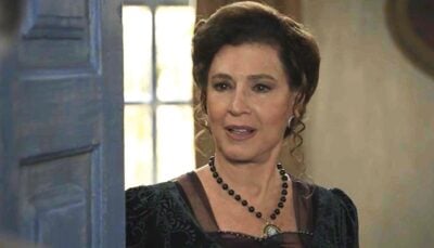 Lady Margareth (Natália do Vale) em cena de Orgulho e Paixão
(Foto: Divulgação/Globo)