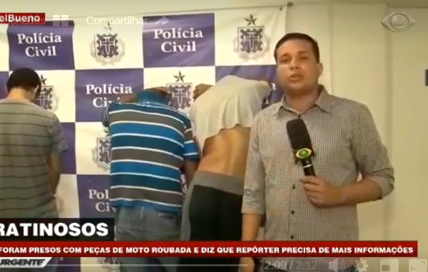 Léo Cidade no Brasil Urgente (Foto: Reprodução)