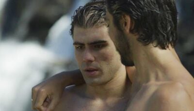 Luccino (Juliano Laham) e Ernesto (Rodrigo Simas) em cena de Orgulho e Paixão
(Foto: Divulgação/Globo)