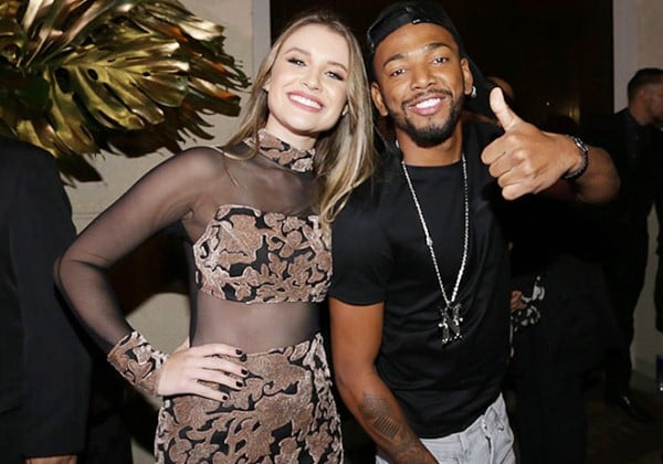 Nego do Borel e Julia Schiavi (Foto: Reprodução)