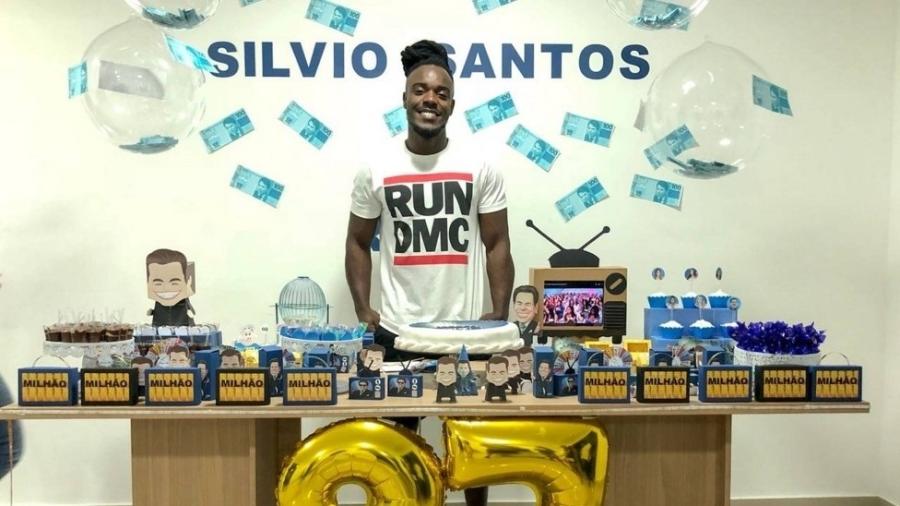 Robson Lins ganhou festa com tema Silvio Santos (Foto: Arquivo Pessoal)