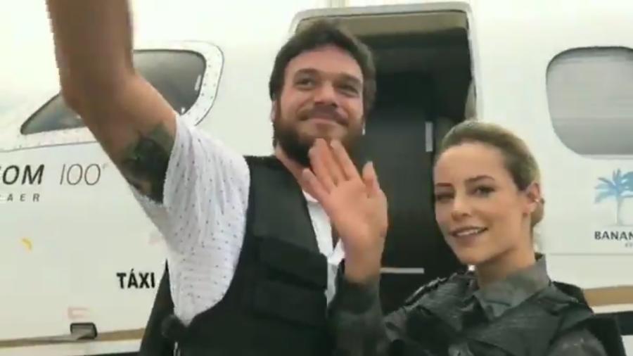 Rubinho e Jeiza em A Força do Querer (Foto: Reprodução)