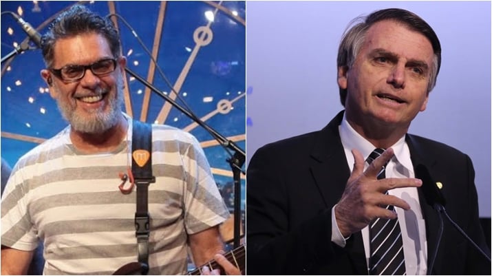 Roger Moreira apoia o candidato a presidente Jair Bolsonaro. (Foto: Montagem/Reprodução)