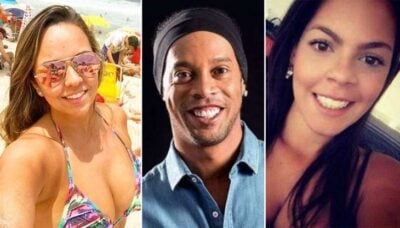 Priscilla, Ronaldinho e Beatriz moram juntos desde dezembro do ano passado (Foto: Divulgação)