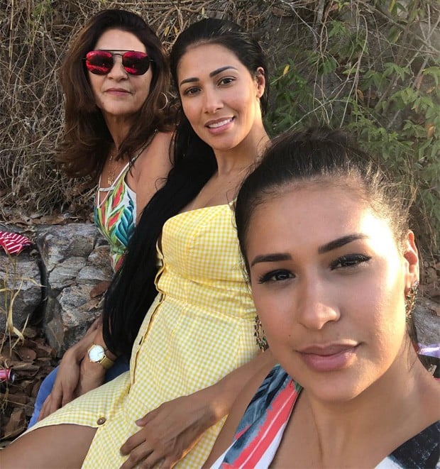 A dupla apareceu ao lado de Dona Mara (Foto: Reprodução/Instagram)