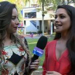 Thais Fersoza em papo com Marcela Monteiro para o Vídeo Show. (Foto: TV Globo)