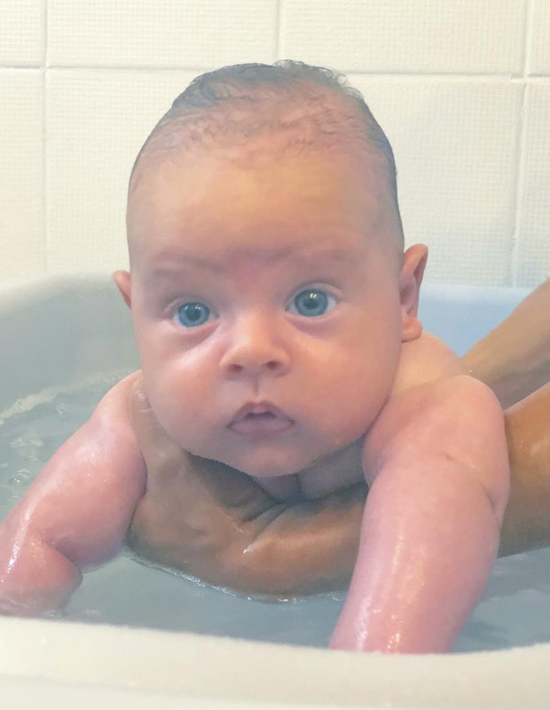 Valentim, filho de Rafael Cardoso e Mariana Bridi (Foto: Reprodução/Instagram)