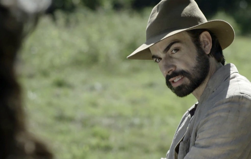 Virgílio (Giordano Becheleni) em Orgulho e Paixão (Foto: Reprodução)