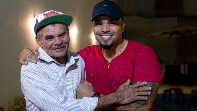 Naldo e o pai (Foto: Divulgação)