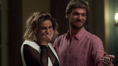 Luzia (Giovanna Antonelli) e Beto (Emilio Dantas) em cena de Segundo Sol
(Foto: Reprodução/Globo)